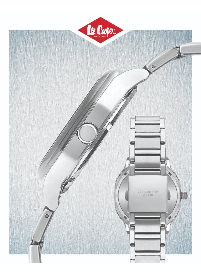 Lee Cooper Men's Metal Analog Watch LC07974.390 - 42 mm - Image 5